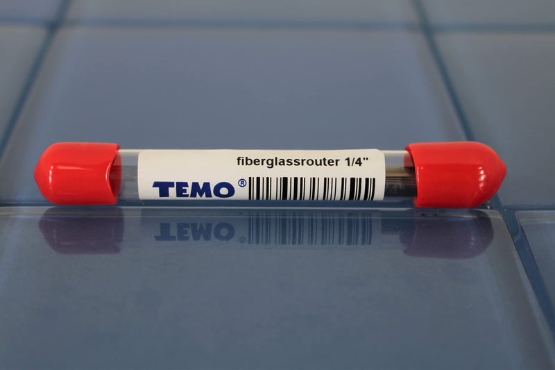 TEMO Solid Carbide Fiberglass Router Bit with 1/4 Inch Shank and 3/4 Inch cutting head for cutting through fiberglass, carbon fiber, fiber cement, drywall, FRP, GRP, and other composite materials - Image 4